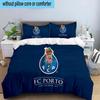 3PCS Fc Porto Crest Design Printed Bedding Set, Includes A Duvet Cover and Two Pillowcases for Bedroom, Suitable for All Seasons