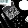 100pcs Round Clear Push Pins Thumb Tacks For Bulletin Board Posters Photos Postcards Office Home Decoration
