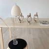 Sand Color, Abstract, Statue, Sculpture, Yoga, Figurine, Living Room, Home Decoration, Tabletop Decoration