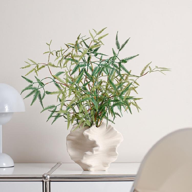 Resin Abstract Irregular Corals Shape Flower Vases For Floral Displays Elegant Shatterproof Pot For Living Room Decors