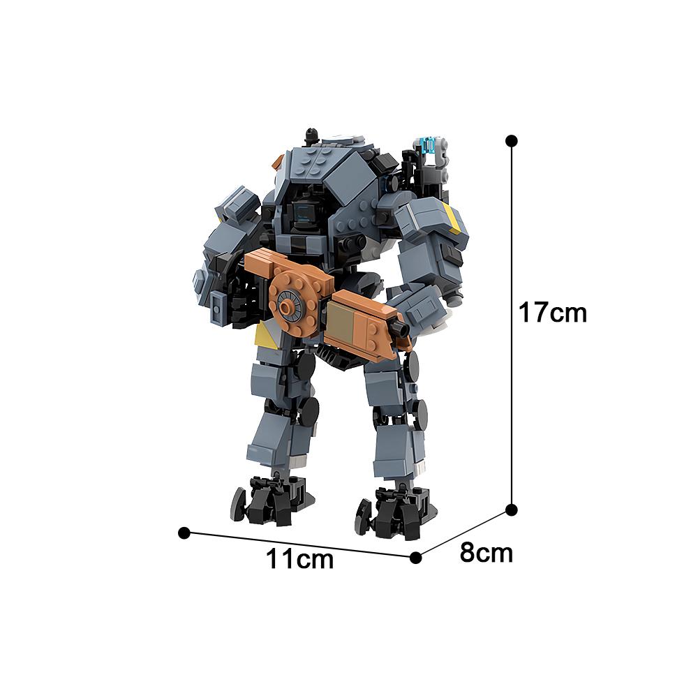 Gobricks BT-7274 Titan Classe Vanguard Mattoncini Gioco Titanfall 2 FS-1041 Titan Blocchi da Costruzione NORTHSTAR Titan Mattoncini Giocattolo Regalo Bambino