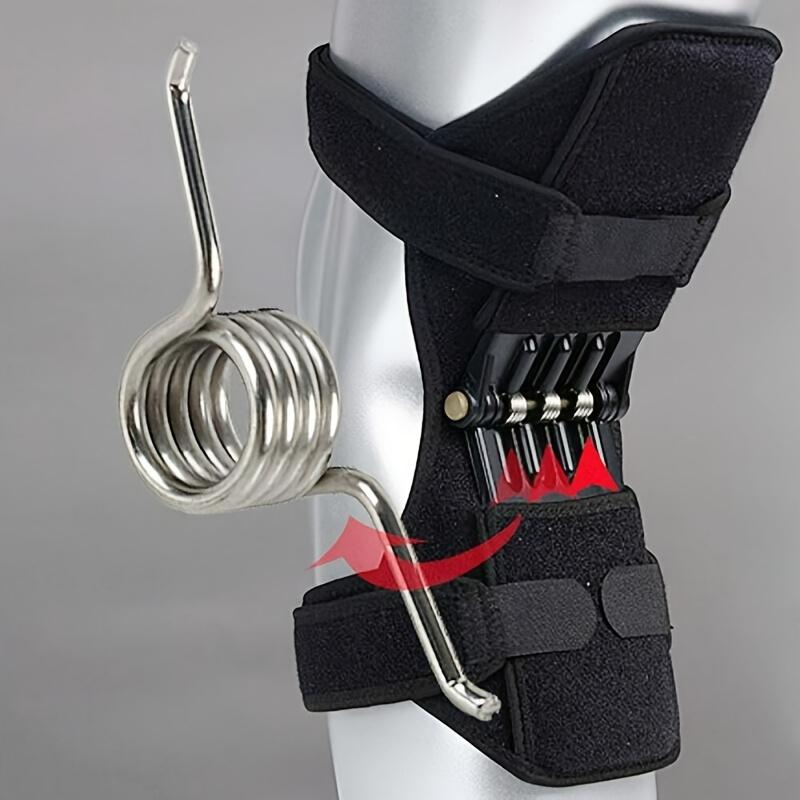 2Pcs Joint Support Knee Pad Non-Slip Lift Pain Relief For Knee Power Spring Force Stabilizer Knee Booster Working Sports Elder