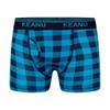 Keanu Mens Checked Cotton Blend Boxer Shorts (Pack of 6)