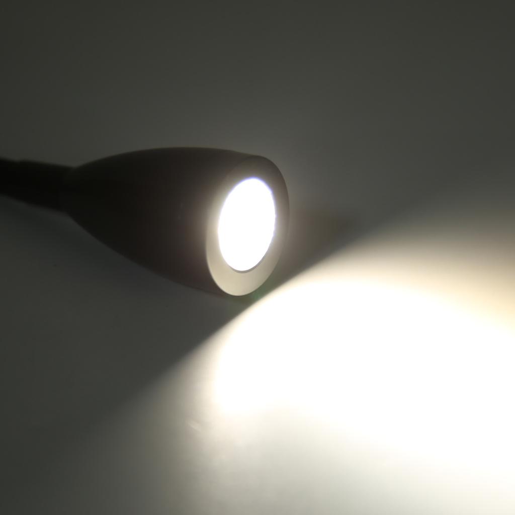 RV Rding Light Flexible Neck 3 Color Light 1224V 3W USB Rechargable   for Yachts Boats