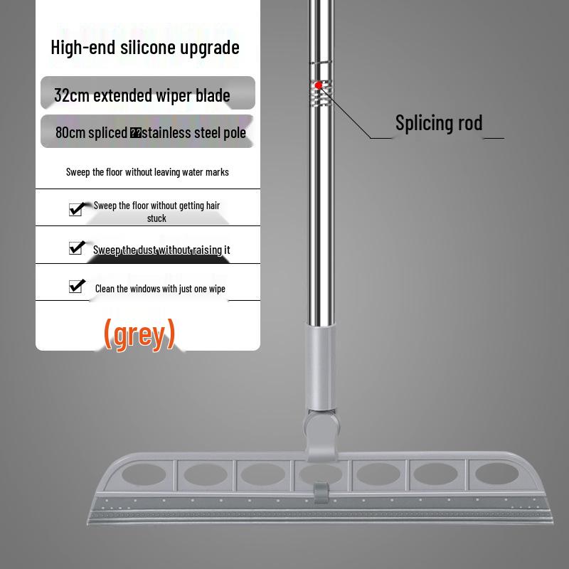 Silicone Magic Broom & Non-Stick Floor Squeegee Mop