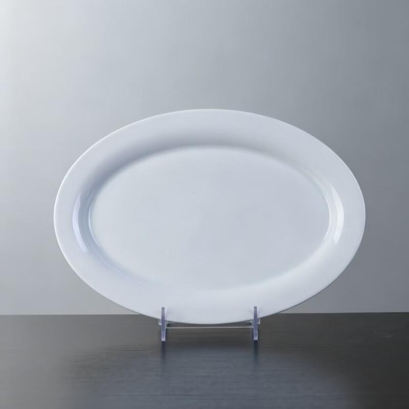 Haoya 12-inch Premium Ceramic Fish Steaming Plate