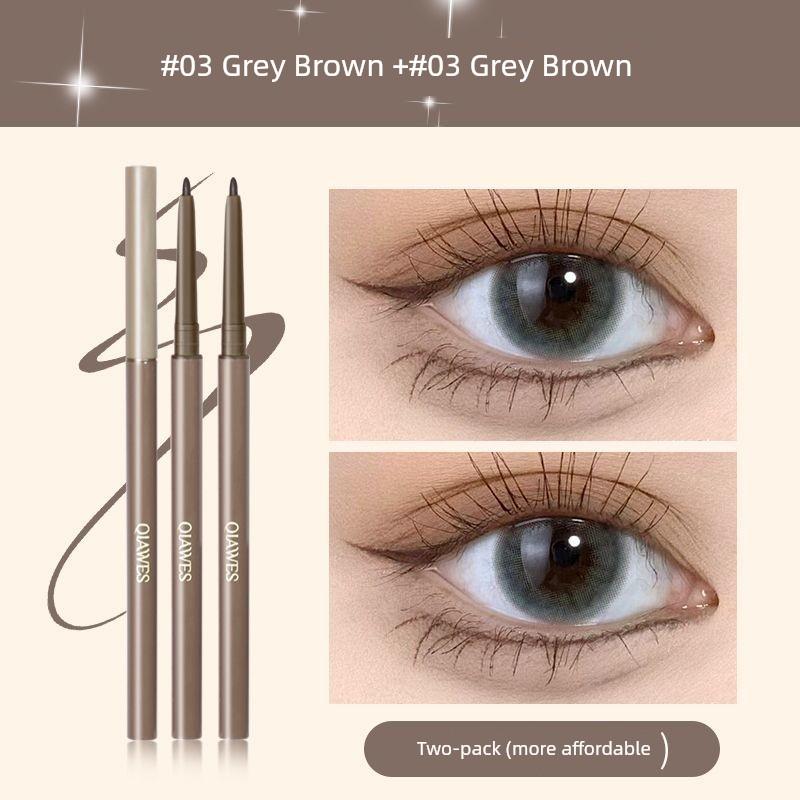 Extremely Fine Eyeliner Glue Pen Not Smudge Waterproof Sweat-Proof Long-Lasting Eyelid down to Crouching Silkworm Newbie Beginner Makeup Artist