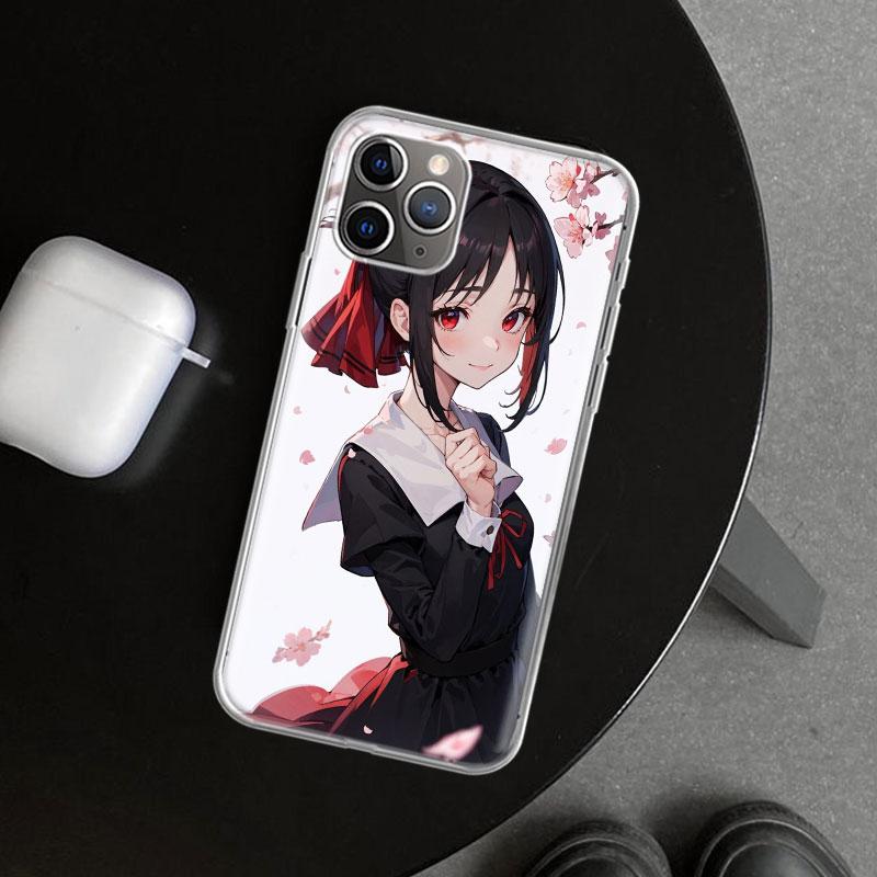 Kaguya Sama Shinomiya Phone Case Cover for iPhone 11 12 13 Mini 14 15 Plus 16 Pro Max 17 Air 7 8 + SE Art Customized Fundas 11 1