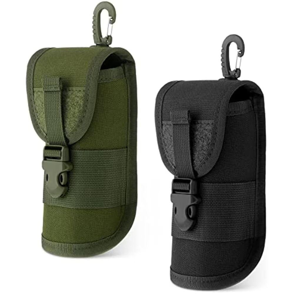 600D Nylon Hanging Glasses Pouch Portable Eyeglasses Case Bag Daily Protection