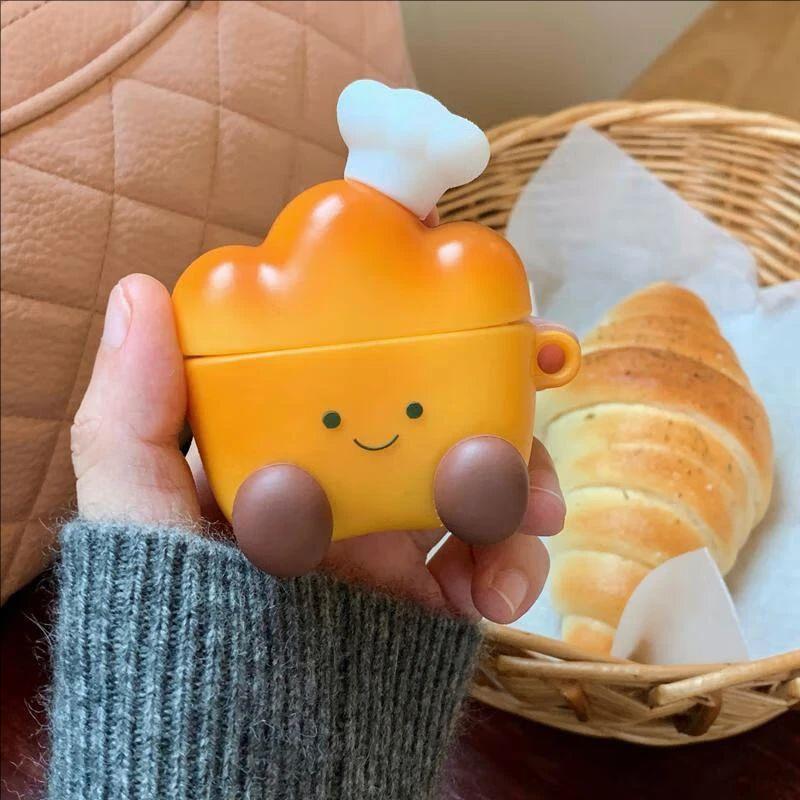 Creative simulation bread fun application AirPods4 Apple Bluetooth headset case pro/2nd generation protective case 3rd generation soft