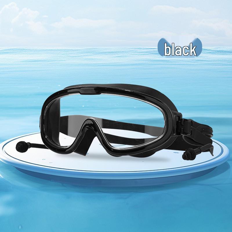 Children's Waterproof Anti-Fog UV-Proof Swim Goggles - Large Frame, Professional Diving for Boys & Girls