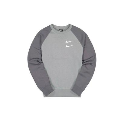 Lässiges Rundhals-Langarm-Sweatshirt Herren Oberteile Grau CJ4872-073