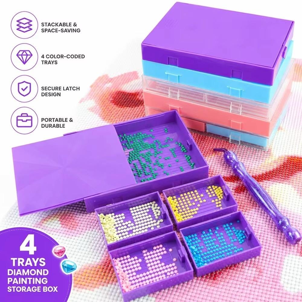 Multi-grid Diamond Sorting Tray Anti-spill Diamond Sorting Plate New Drill Storage Box Art Lovers
