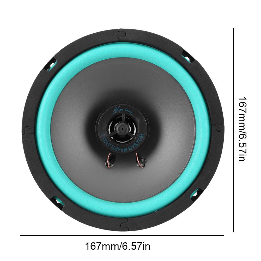 4/5/6 Inch Car Speakers 100W/160W W HiFi Coaxial Subwoofer 90Hz-20KHz Frequency Car Audio Speakers for Car Automotive Speaker