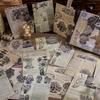 Yan Youmei Dekorationssticker im Vintage-Stil: Kreatives Journal-Set mit 8 Designs