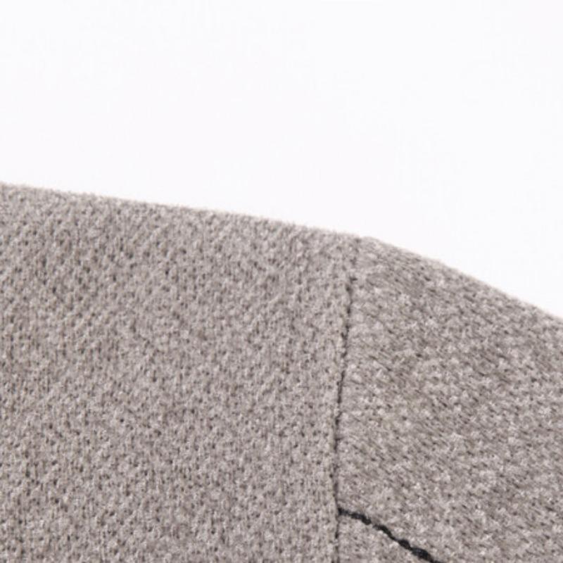 Zimní nový svetr pánský svetr s kulatým výstřihem a sametem zateplená jehla tkaný svetr pánský spodní kabát top oblečení