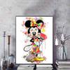 Diamond Painting Minnie Mouse Graffiti Artist Themed Art Painting, Rhinestone 5D Mosaic Handmade DIY Cross Stitch Gift Home Decoration