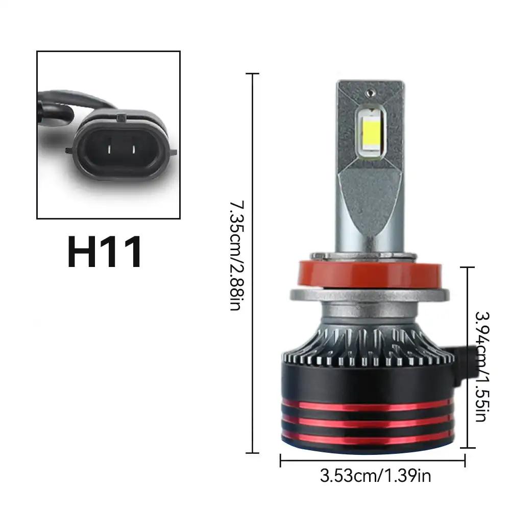 H1 H7 H11 H4 H3 9005 9006 LED Car Headlight Bulbs LED Lamp High Low Beam Bulbs Automobiles Lamp 12000LM 120W Lights White M8pro