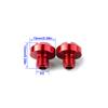 2Pcs M10 Anti-Rust Motorcycle CNC Aluminum Rear view Mirror Hole Plugs Screws Rearview Mirror Holder Motorcycle Accessories