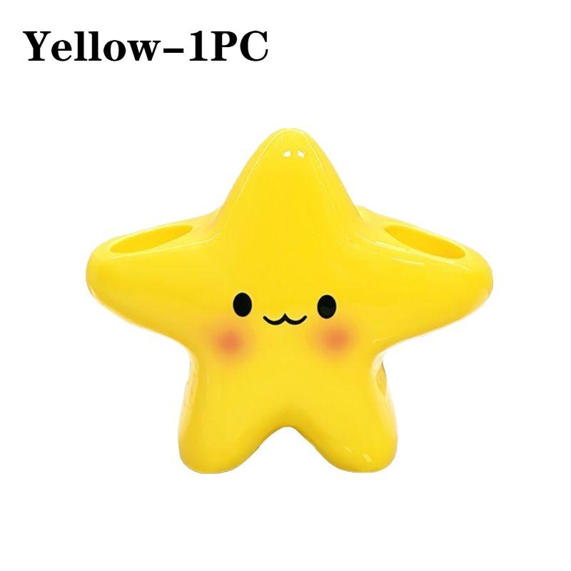 

Star Shape Plastic Electric Toothbrush Holder Organizer for Toothbrush and Toothpaste Cute HomeDecor Storage Perfect HolidayGift