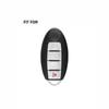 Zinc Alloy Car Smart Remote Key Fob Case Cover Holder Fit For Nissan Infiniti