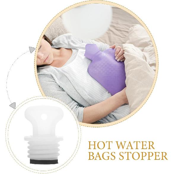 2pcs 21mm Hot Water Bottle Stopper,Hot Water Bottle Cap,Hot Hot Water Bag Lid Replacement Leakproof Water Bag Stopper Water Bottle Lid Hot Water Sack