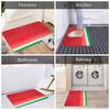 Street Hip-Hop Watermelon Stripes Front Door Floor Entrance Mats Indoor  Bath Kitchen Doormat Toilet Carpet Rug