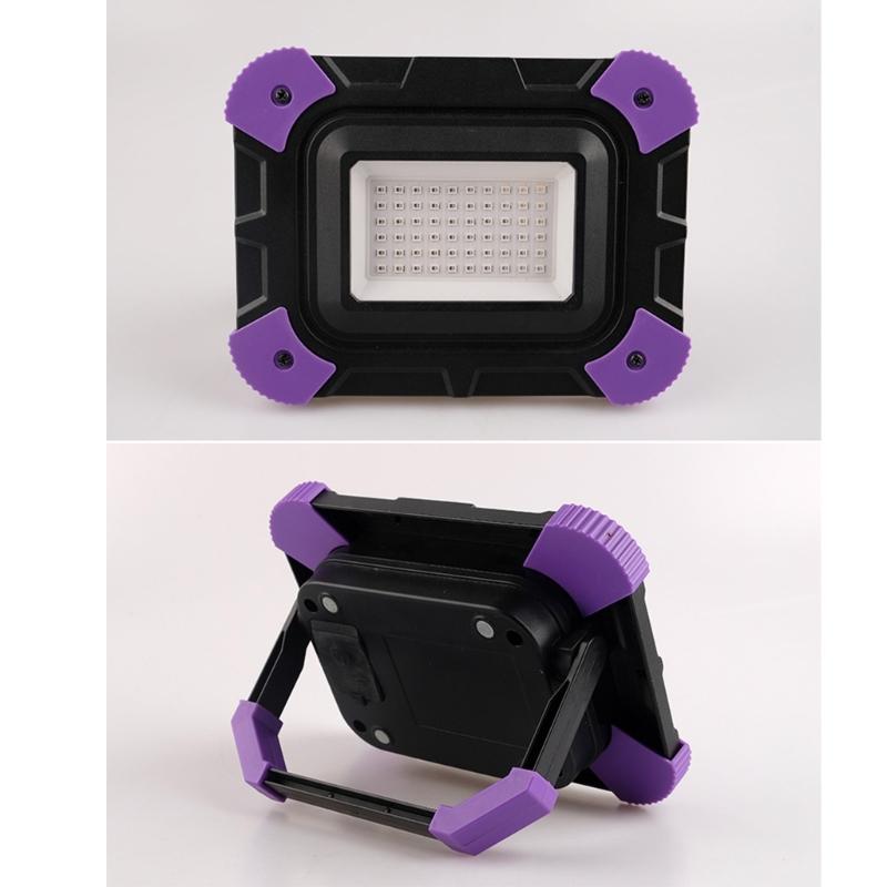 High Brightness LED Camping Lamp With Magnetic Base Portable Rechargeable For Outdoor Adventures Waterproof ABS Material