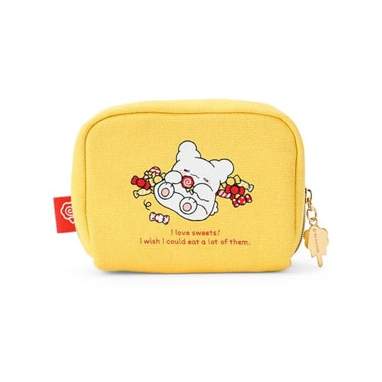 SANRIO Pouch (Sweet Treats) Hanamaru Obake, Cotton/Polyester/Zinc Alloy, Ages 3 and up, 600440