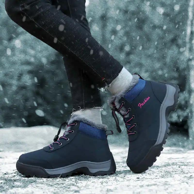 Fashion Heated Slip Resistant Trekking Shoes Women Brown Women Sneakers Hiking Boots Sport Wide Fit Sneskers Trend Snaeaker Brands