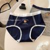 British Teddy Bear Pure Cotton Women's Antibacterial Underwear, Mid-Rise, Extended Crotch, A-Class, Baby Soft.
