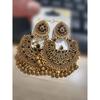 Exaggerated pendant earrings with a niche design, bell earrings, vintage alloy ethnic style jewelry