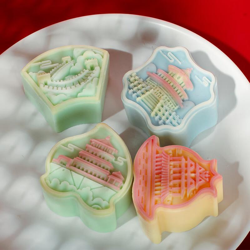 

Cultural Landmark Mooncake Silicone Molds