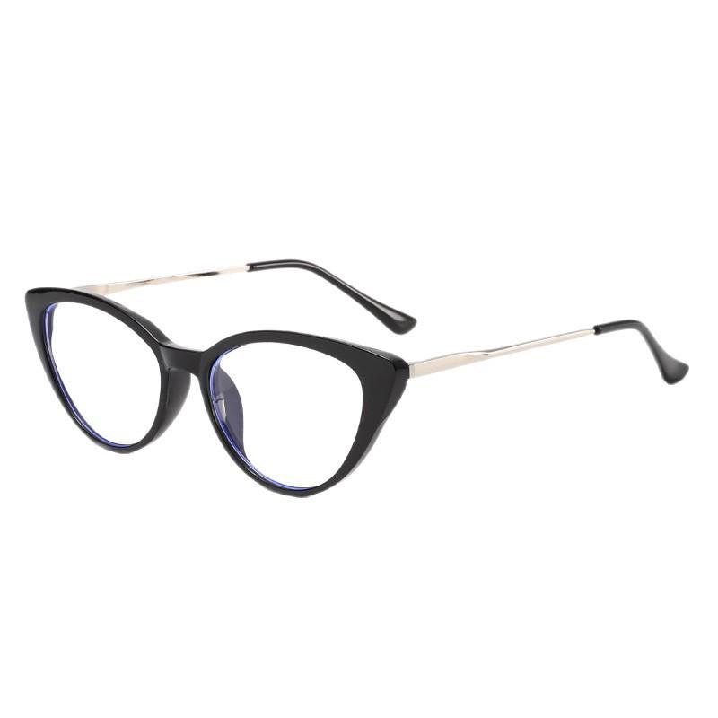Unisex Retro Cat Eye Reading Glasses Women Elegant Small Frame Decorative Glasses Anti Blue Light Computer Far Sight Eyeglasses