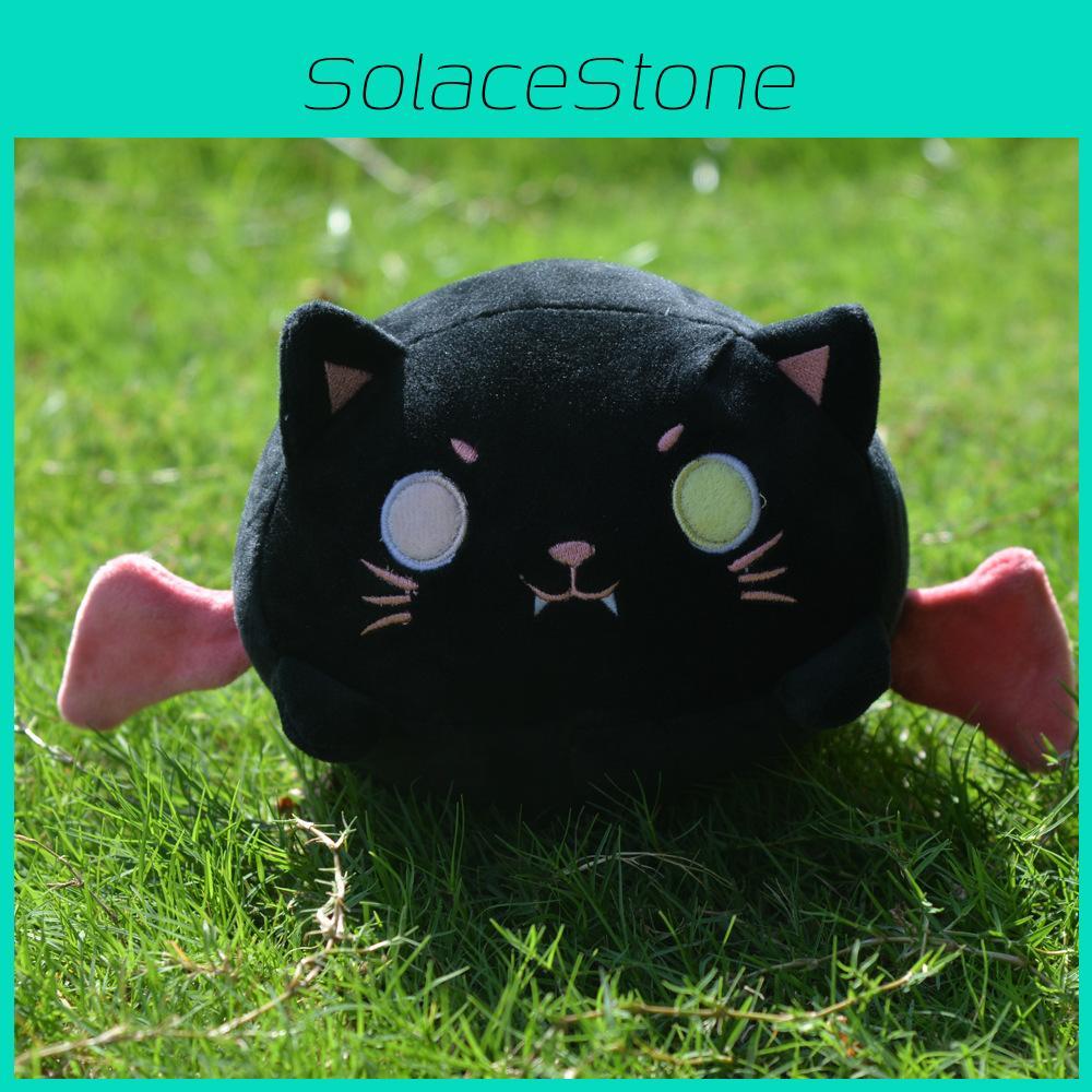 Charming Cartoon Cat Demon Plush Cushion For Relaxing Sleep And Stylish Backpack Accessory