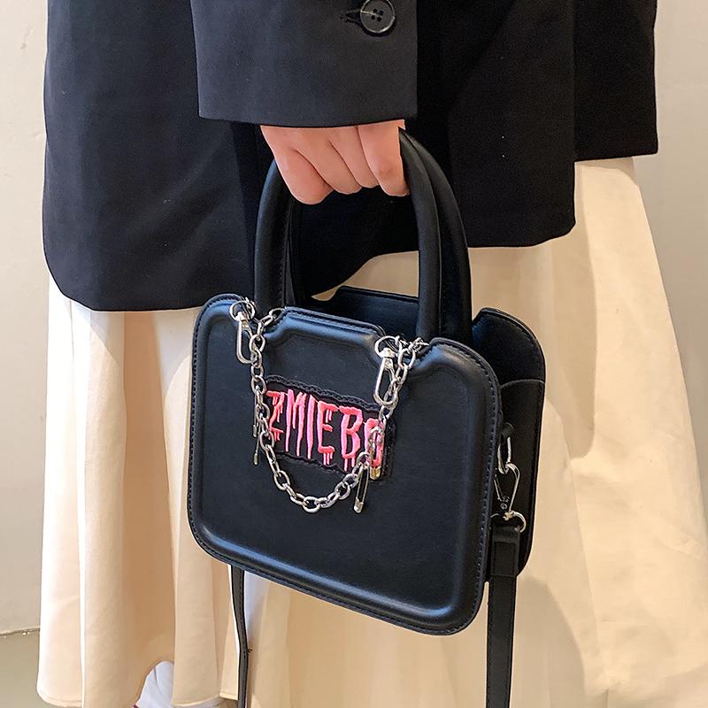 Cool Hot Girls Crossbody Bags Pu Leather Ladies Top-handle Bags Handbags Purse Fashi Vintage Shoulder Messenger Bags for Women