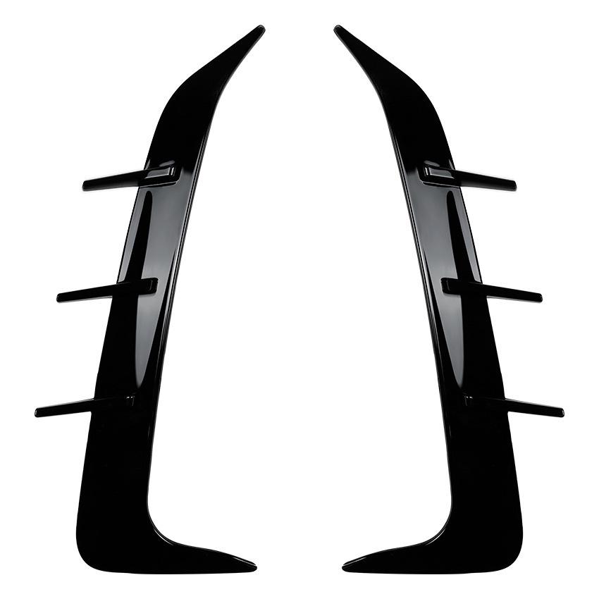 Decalcomania Sfiato Aria Diffusore Paraurti Posteriore BMW X6 G06, Nero Lucido