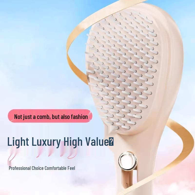 Peigne rétractable antistatique pour coiffure avec coussin d'air massant lisse et moelleux