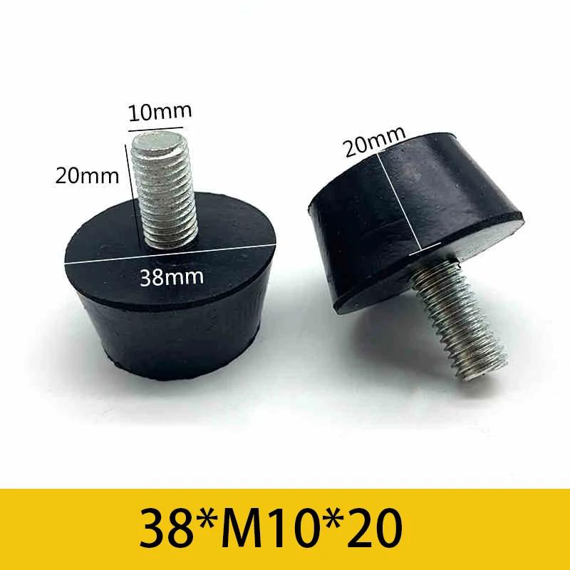 10Pcs Rubber Adjustable Feet Pad With Screw M6 M8 M10 Table Chair Balck Leveling Foot Pad Furniture Leg Anti-shock Protection