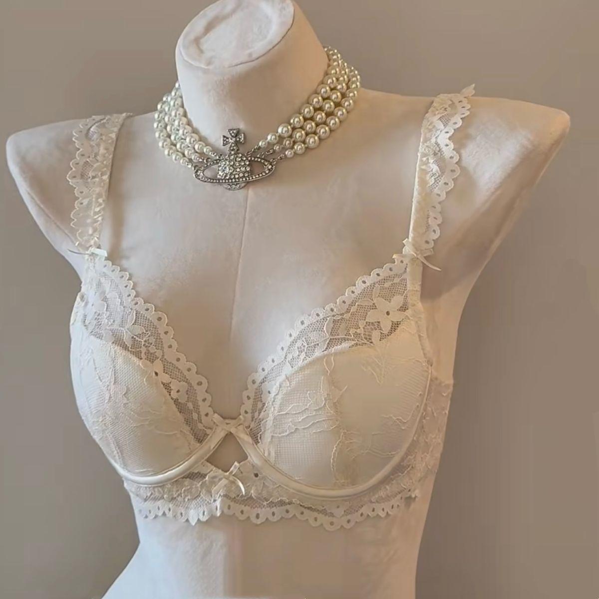 

Женский кружевной бюстгальтер пуш-ап с мягкой косточкой, предотвращающий отвисание 36/80