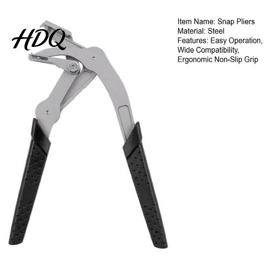 Automotive Clamp Pliers Snap Spring-Loaded Lever Ergonomic Non-Slip Grip Spring-loaded Plastic Remover Removal Tool Metal Fastener