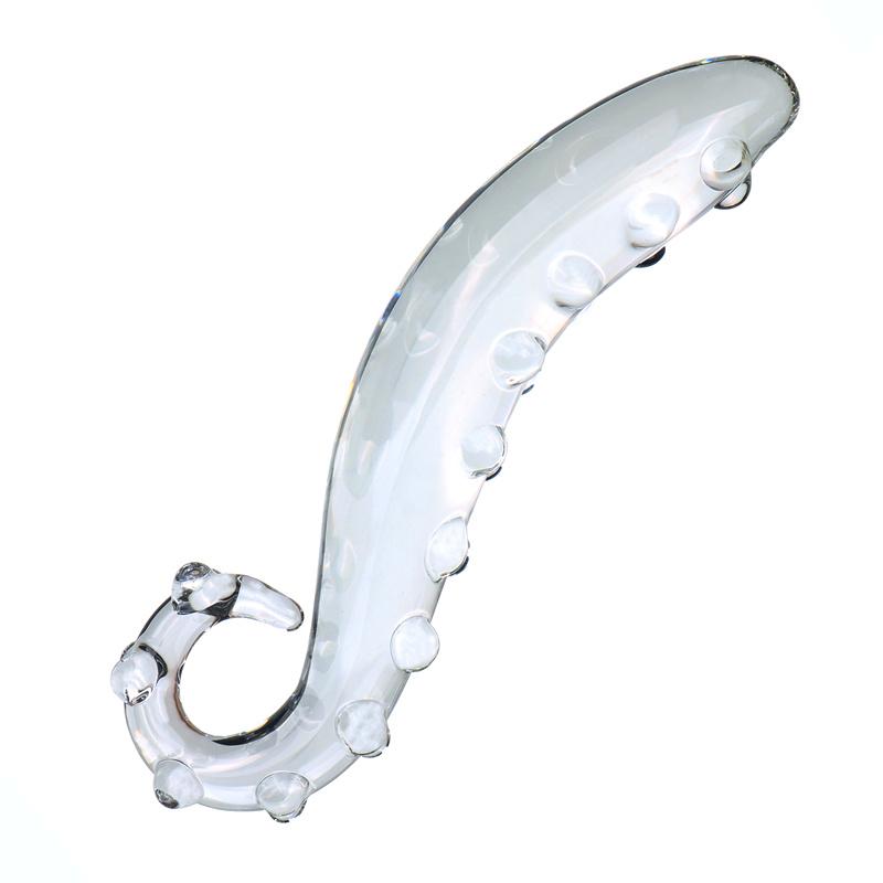 VaHppy Atypical  Seahorse Transparent/Pink Glass Dildos Penis  Masturbators for Women Gay Sex Toys  Anal Plugs Adult Products