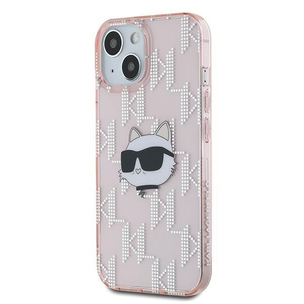 Karl Lagerfeld Klhcp13Mhklpchp Iphone13 6.1 Różowy/Pink Hardcase Iml Choupette Head & Monogram