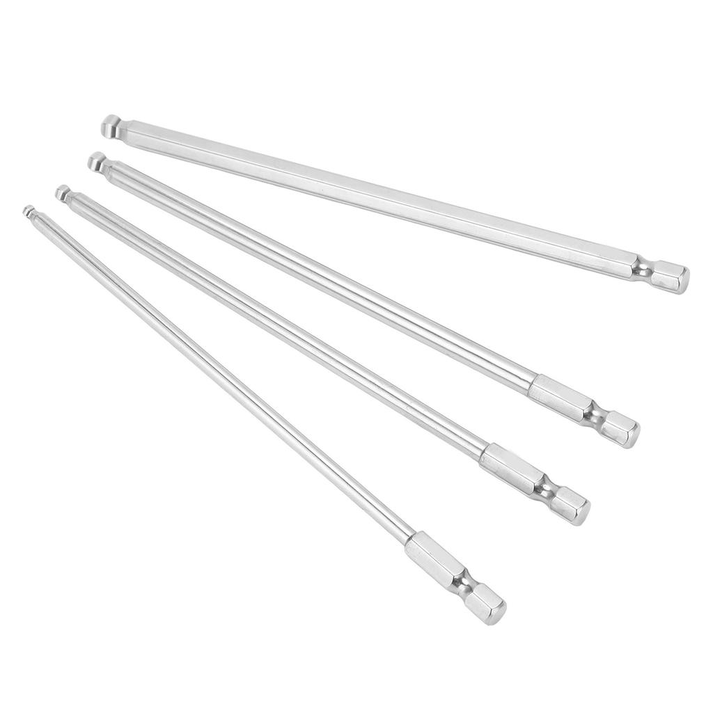 4pcs Hex Screwdriver Bit Set   Steel Magnetic     Head Hex Bits 1Celsius4 Inch Hex Shank
