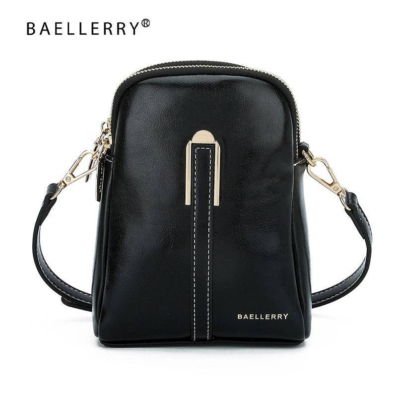 Baellerry Fashion Shoulder Bags for Women Casual PU Leather Messenger Crossbody Bag Ladies Purse
