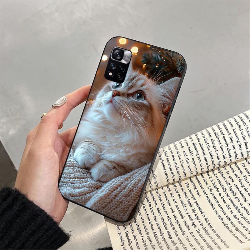 Cute Cat Phone Case For Xiaomi Redmi Note 13 12 Pro 11S 11 10 Pro 10S 12S Redmi 13 14C 10 13C