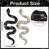 Set of 2 Wood Snake Earthy Room Wall Decoration Witchy Desk Ornaments Frame Wall Hanging for Apartment Bedroom Home