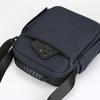 Men Multi-layer Shoulder Bag Fashionable Casual Lightweight Nylon Crossbody Bag for Daily Outing Commuting Small Handbag