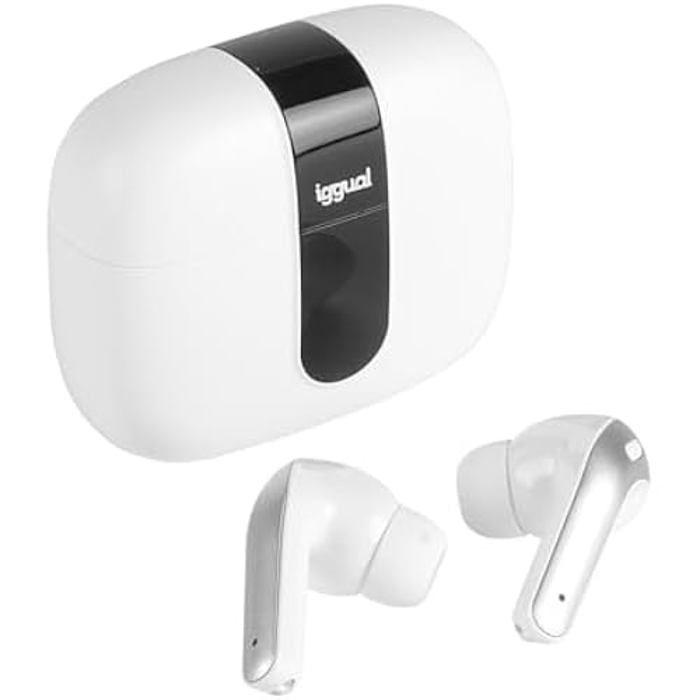 Écouteurs sans fil - IGGUAL - TWS - Annulation de bruit active - Intra-auriculaire - Bluetooth