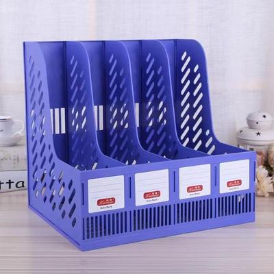 Thickened Four-Section Desktop File Holder and Book Stand